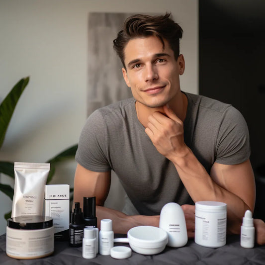 skin care routine products for male athletes