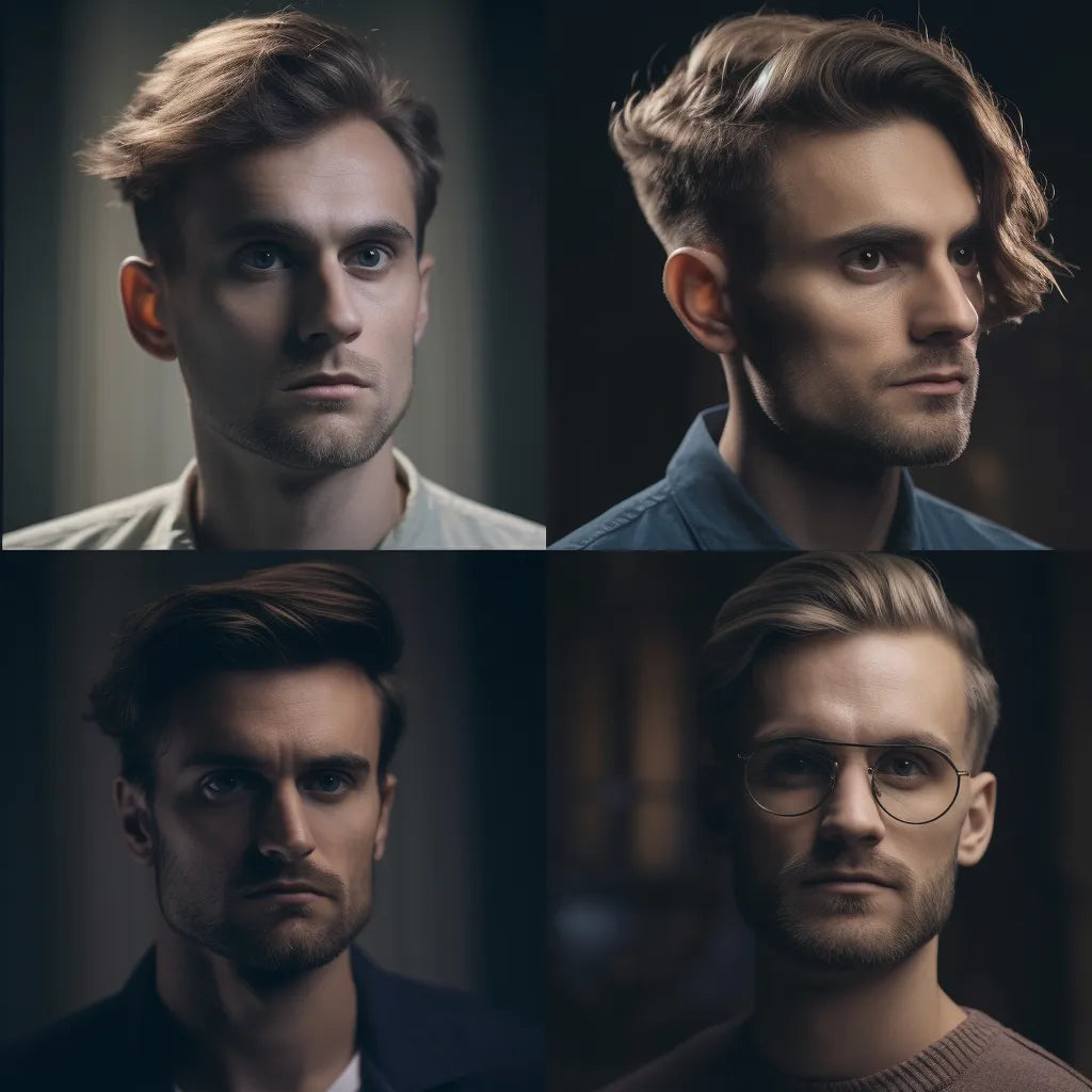 men with different hair styles